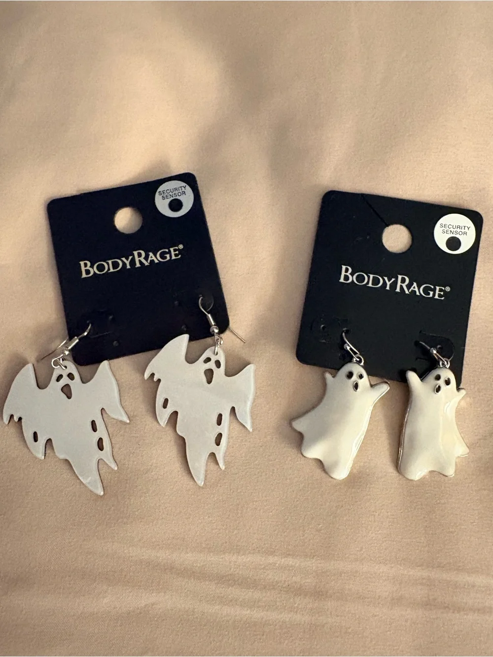 NWT 2 Pairs of Body Rage Spencer Halloween Spooky Ghost Earrings Goth Alt